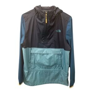 The North Face Women’s Blue Black and Teal Windbreaker S